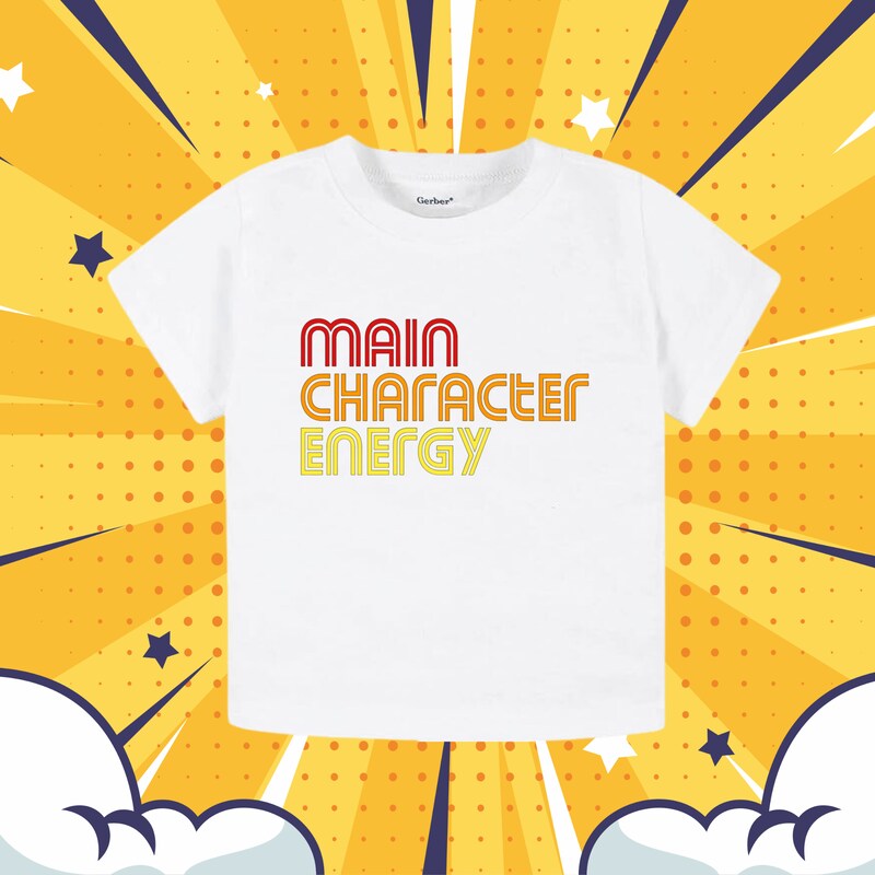 Main Character Energy Shirt, Children Shirt